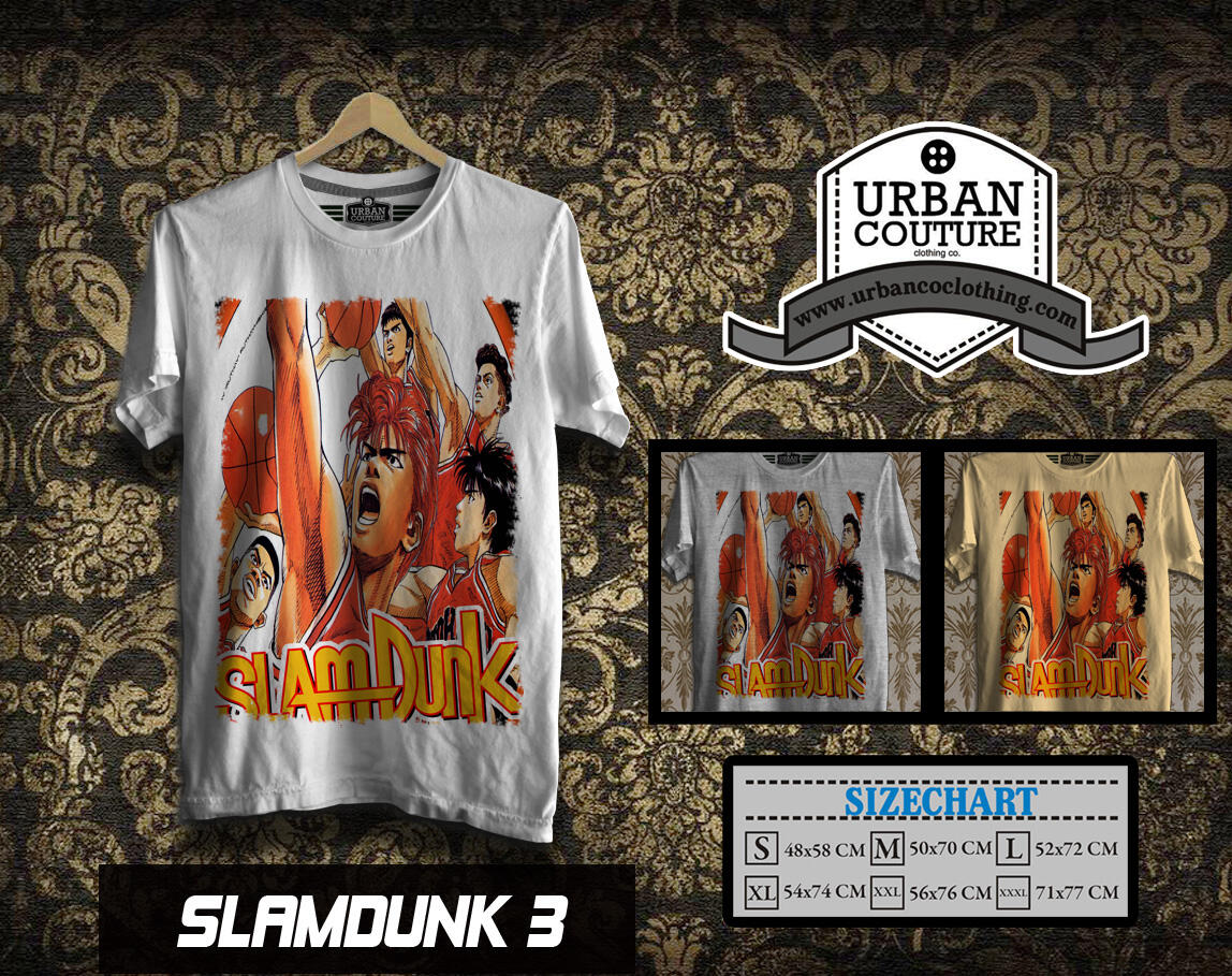 T-SHIRT KAOS DISTRO NBA BASKETBALL ( MIAMI HEAT LAKERS ETC) & SLAMDUNK READY STOCK !!