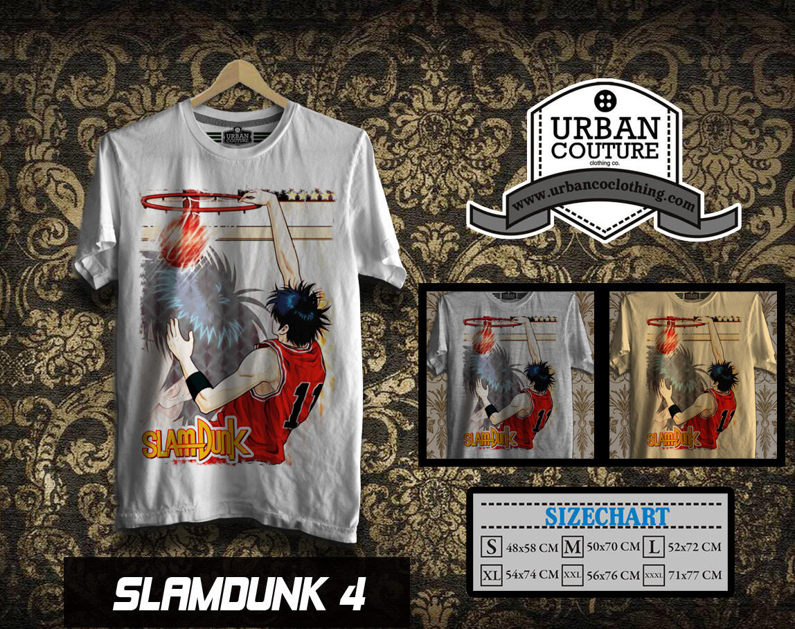T-SHIRT KAOS DISTRO NBA BASKETBALL ( MIAMI HEAT LAKERS ETC) & SLAMDUNK READY STOCK !!