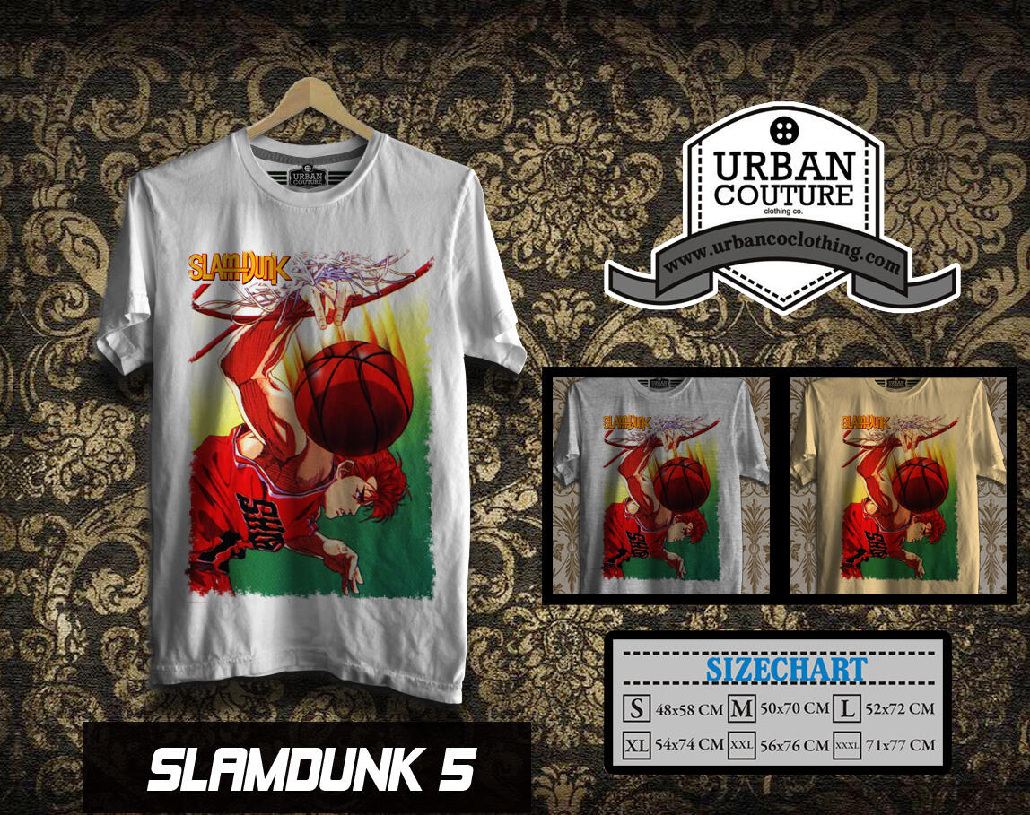 T-SHIRT KAOS DISTRO NBA BASKETBALL ( MIAMI HEAT LAKERS ETC) & SLAMDUNK READY STOCK !!