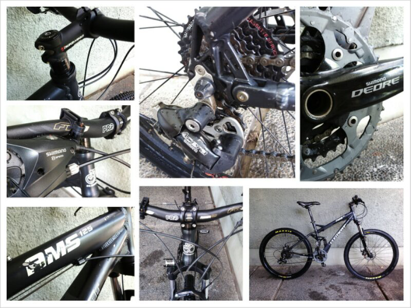 sepeda mtb element ams 125 fullsus ganteng!
