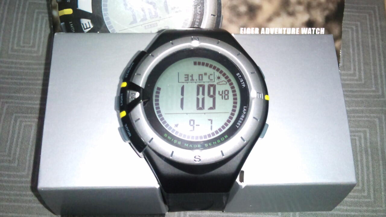 Terjual JAM TANGAN // EIGER // TECHNICAL WATCH // ILL03 