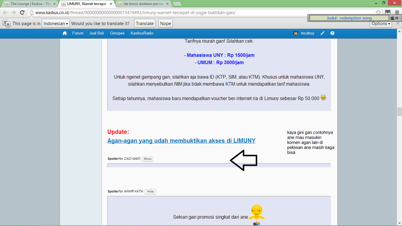 dibantu ya.. masalah membuat thread