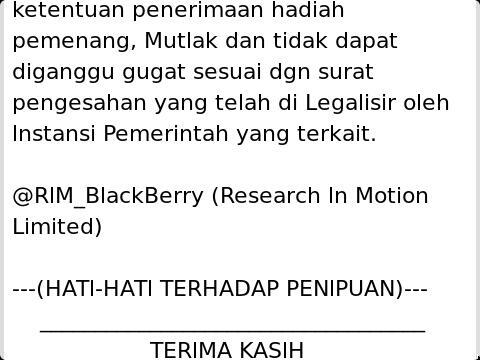 BERKAH RAMADHAN from Research In Motion Limited
(Horrayy... Ane Dapat Mobil Baru!!)