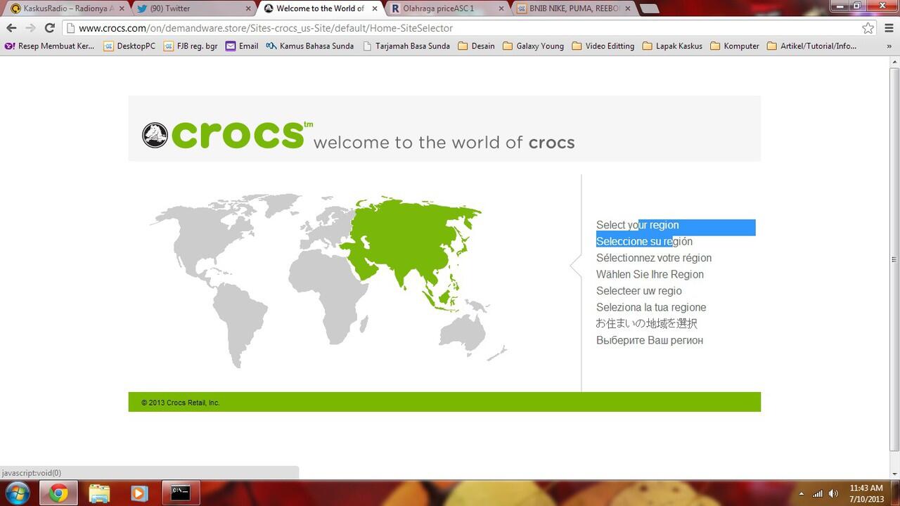 Papua bukan asia(Indonesia) di situs CROC*S ! MASUK GAN !