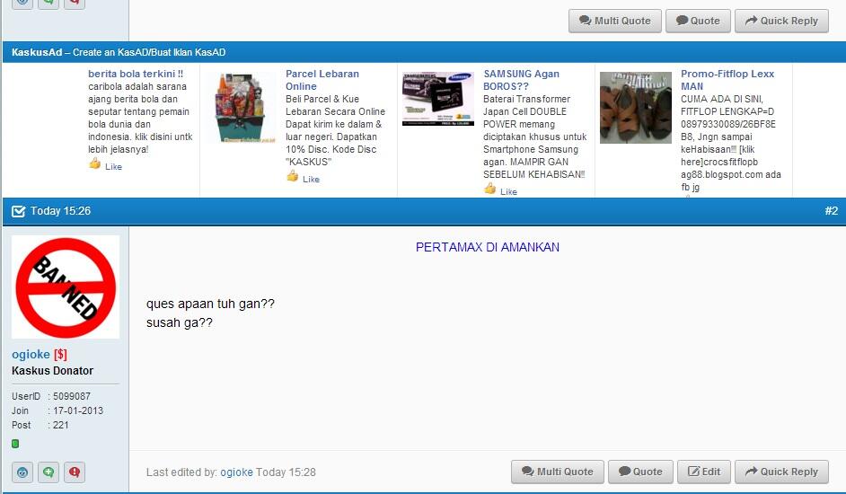 cara mendapatkan pertamax di kaskus