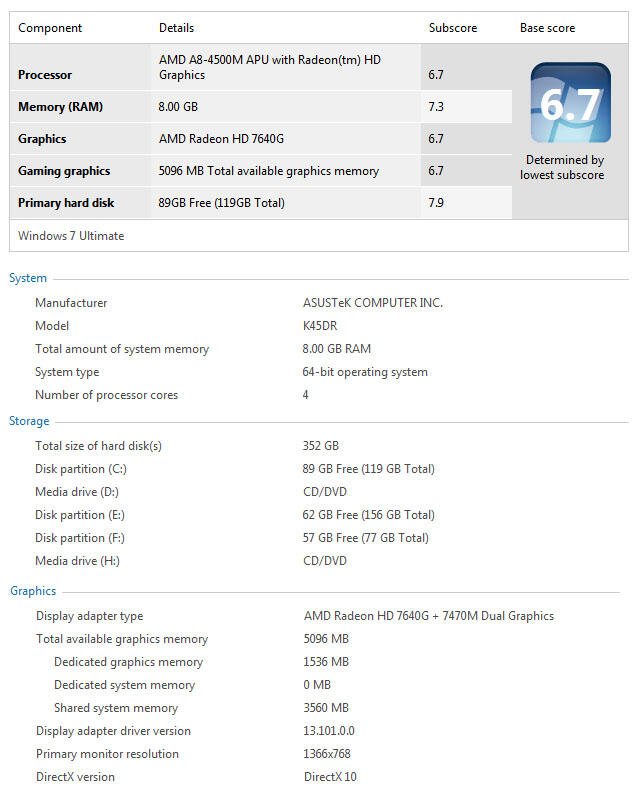  reborn review lab : ASUS K45DR / K55DR 