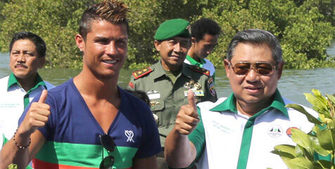 SBY dan CR7 Saling Follow di Twitter