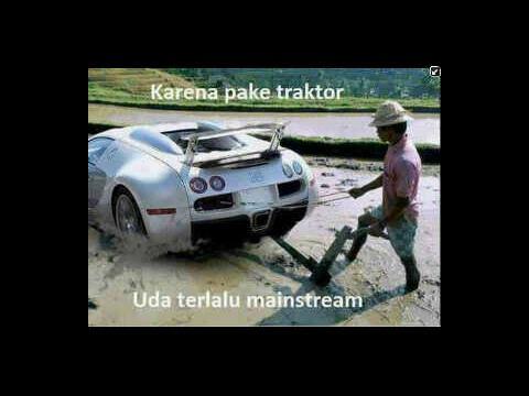 ngenes gan,bugatti veyron nyungsep di sawah