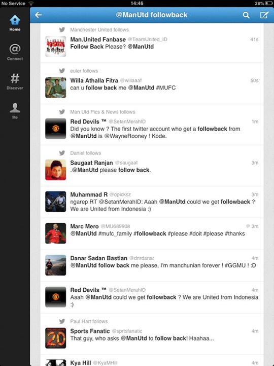 Manchester United kini punya akun twitter gan. GO FOLLOW !!