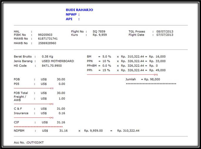 Mohon bantuan ... Tagihan DHL mahal seperti harga barang yg dibeli