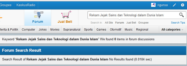 Rekam Jejak Sains dan Teknologi dalam Dunia Islam