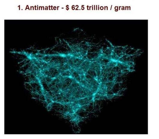 16 Material Termahal di Dunia : Termurah $11/gram, dan Termahal $62,5 Milyar/gram