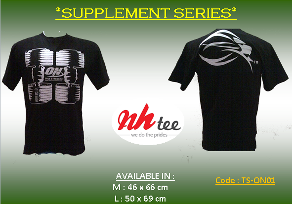 Baju Kaos Fitness/Gym NH-Tee (Manggala Nutrindo)