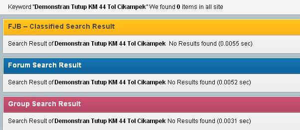 Demonstran Tutup KM 44 Tol Cikampek