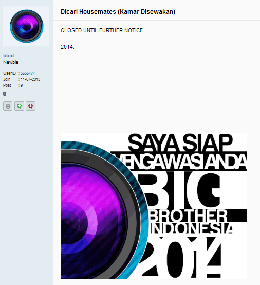 Big Brother Indonesia Ada Lagi?!