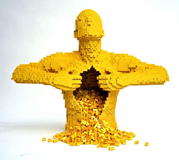 Karya Seni Merangkai Lego Yang Menakjubkan