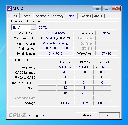 (ASK) Keterangan RAM di CPU-Z beda