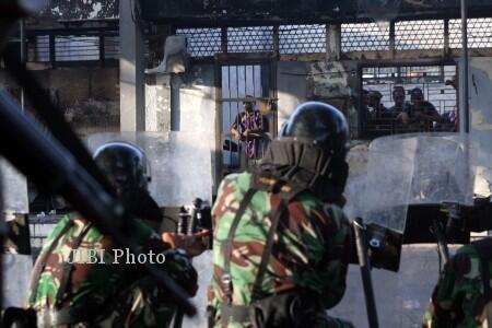 Foto-foto Kerusuhan Lapas Tanjung Gusta Medan