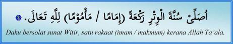 Panduan Dan Cara Menunaikan Solat Tarawih