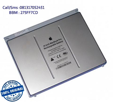 Ready!!! Baterai/Batre Apple Macbook Pro 15" A1175/A1150/A1211/A1226/A1260 Ori & Oem