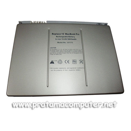Ready!!! Baterai/Batre Apple Macbook Pro 15" A1175/A1150/A1211/A1226/A1260 Ori & Oem