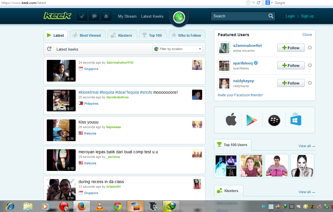 Keek ! Sosial Media tanpa tulisan Alay.