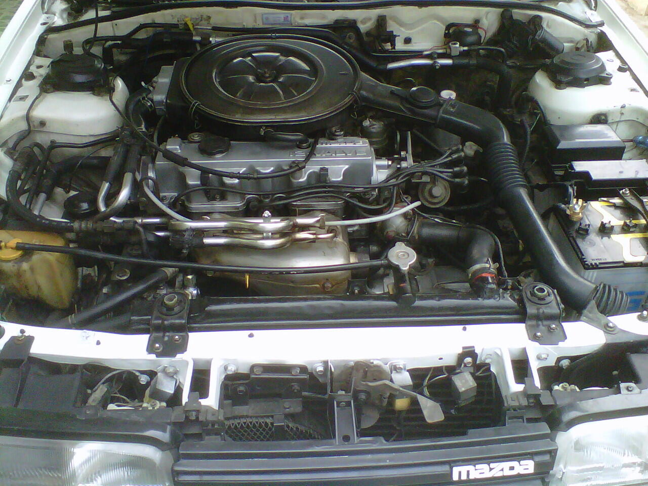 Mazda Capella 1990 Putih.. BU!!!!!