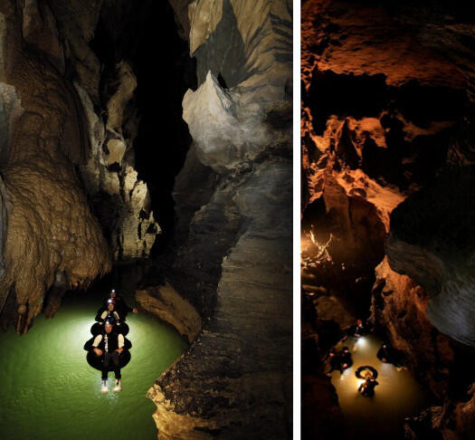 Arung Jeram Bawah Tanah di New Zealand