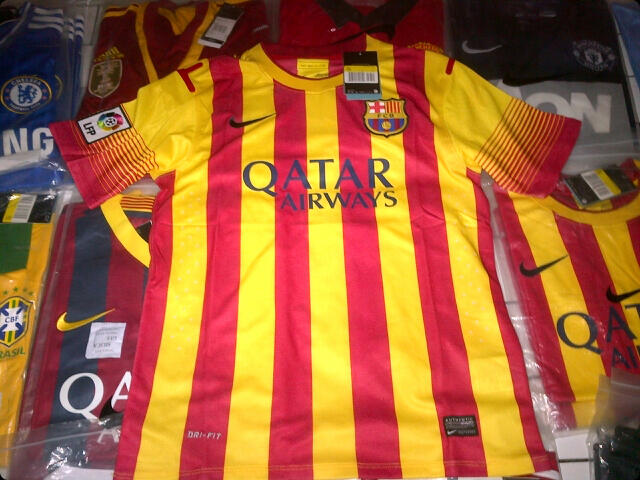 READY JERSEY GRADE ORI MUSIM 2013-2014 120/PCS, 12PCS=105 REAL STOCK BANDUNG LENGKAP