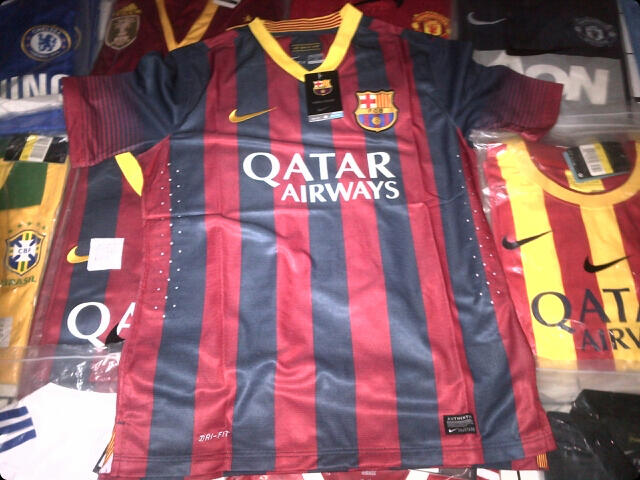 READY JERSEY GRADE ORI MUSIM 2013-2014 120/PCS, 12PCS=105 REAL STOCK BANDUNG LENGKAP