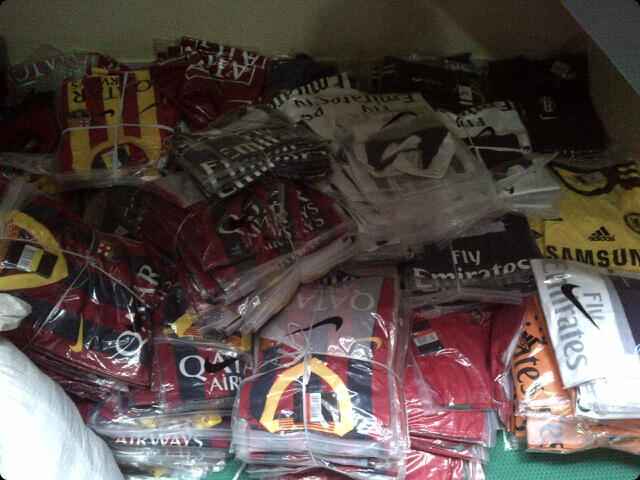 READY JERSEY GRADE ORI MUSIM 2013-2014 120/PCS, 12PCS=105 REAL STOCK BANDUNG LENGKAP