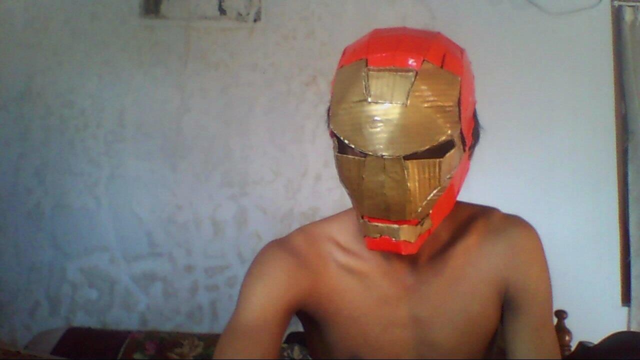 Membuat IRON MAN Helmet dengan Kertas