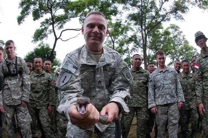 Tentara amrik latihan Jungle Survival di indonesia (pic)
