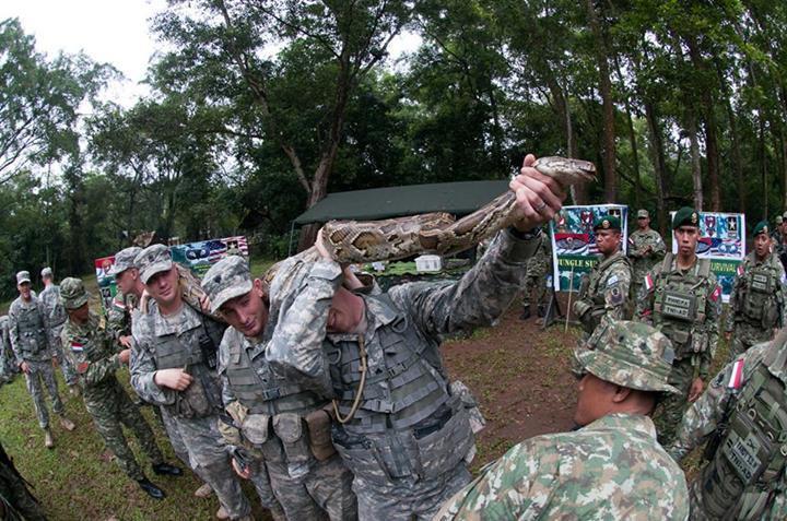 Tentara amrik latihan Jungle Survival di indonesia (pic)
