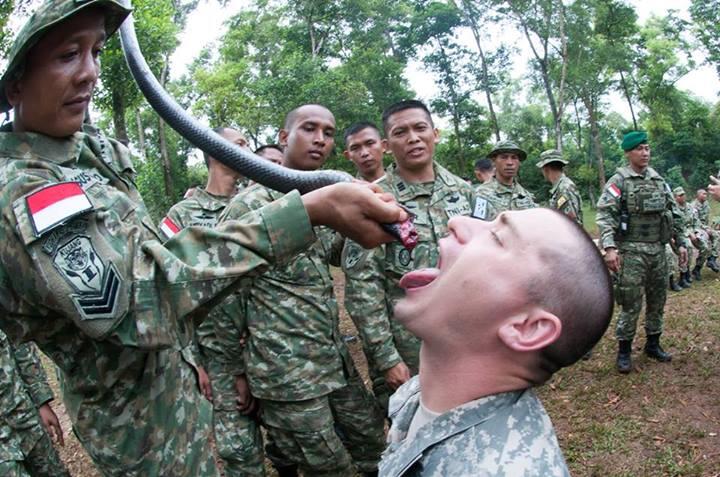 Tentara amrik latihan Jungle Survival di indonesia (pic)