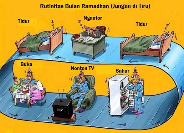 Rutinitas Bulan Ramadhan (Don't Try This at Home)