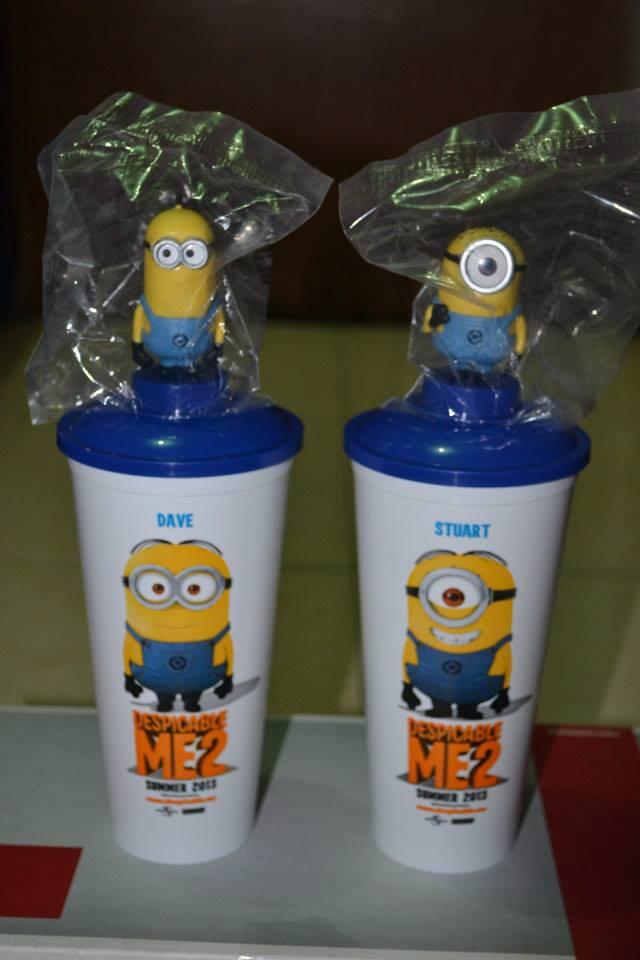 WTB Monsters University / Despicable Me 2 Cup + Topper dari XXI/Blitz megaplex