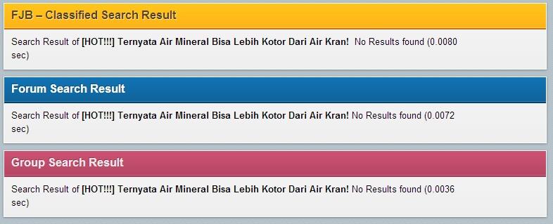 &#91;HOT!!!&#93; Ternyata Air Mineral Bisa Lebih Kotor Dari Air Kran!