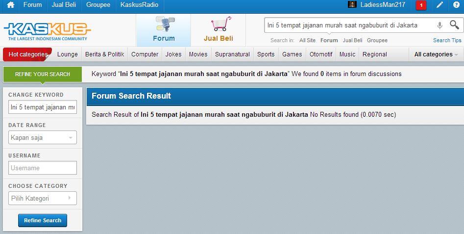 Ini 5 Tempat Jajanan Murah Saat Nsgabuburit di Jakarta