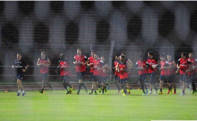 Mengintip persiapan pemain Arsenal hadapi Timnas Garuda