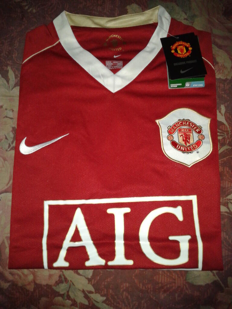 BNWT Jersey Grade Ori MU / Manchester United home retro 2006-2007