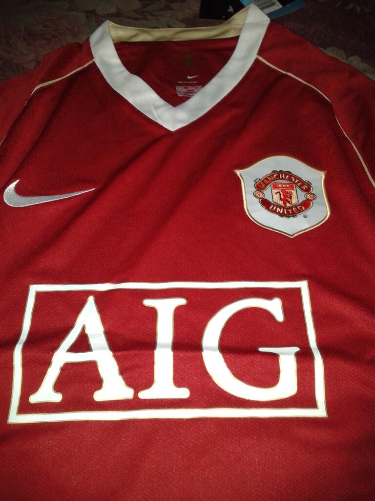 BNWT Jersey Grade Ori MU / Manchester United home retro 2006-2007