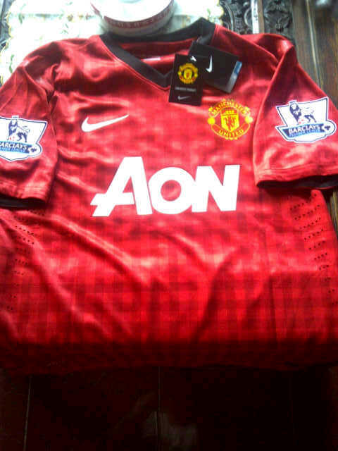 JERSEY HOME MANCHESTER UNITED 12/13 KW THAI nameset 125k