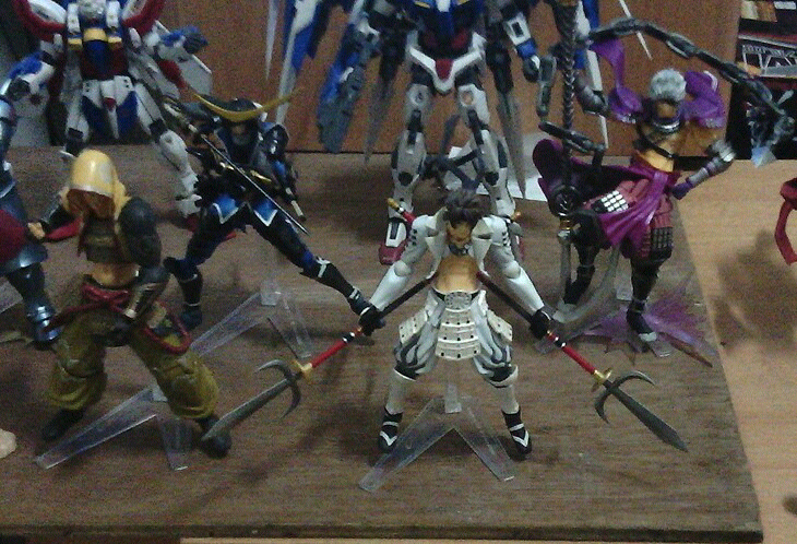 revoltech sengoku basara date masamune, sanada yumimura white limited
