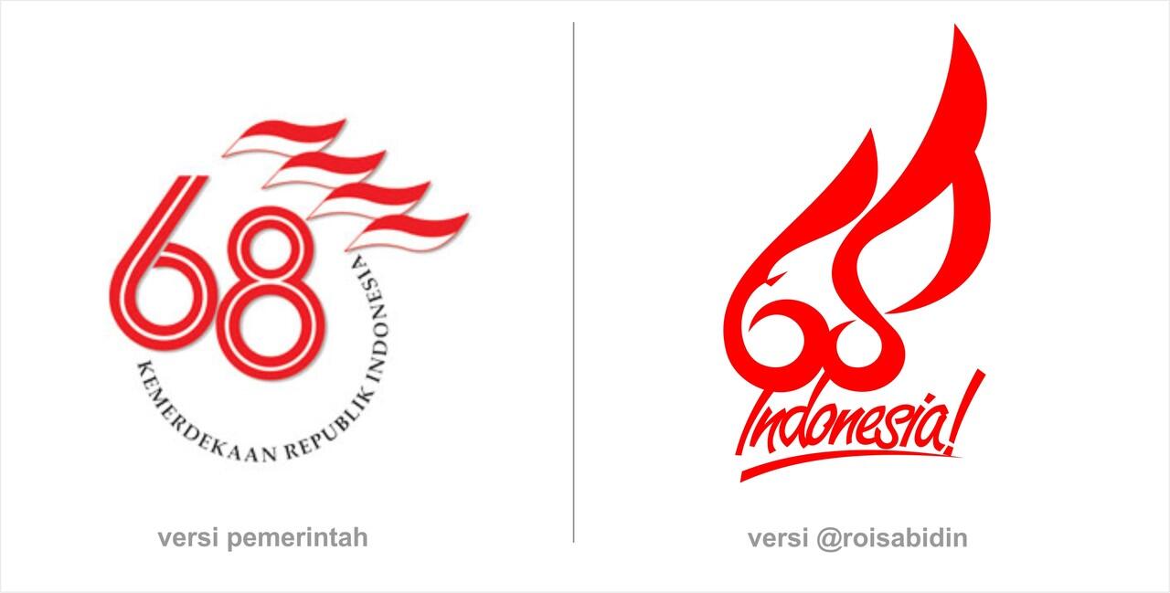 KADO DESAIN LOGO UNTUK 68 TAHUN INDONESIAKU!