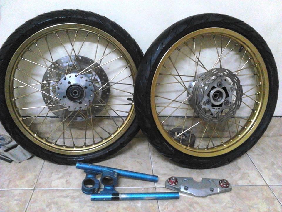 Terjual Wts Part Bekas Vixion Velg Jari Jari - Stang Jepit 