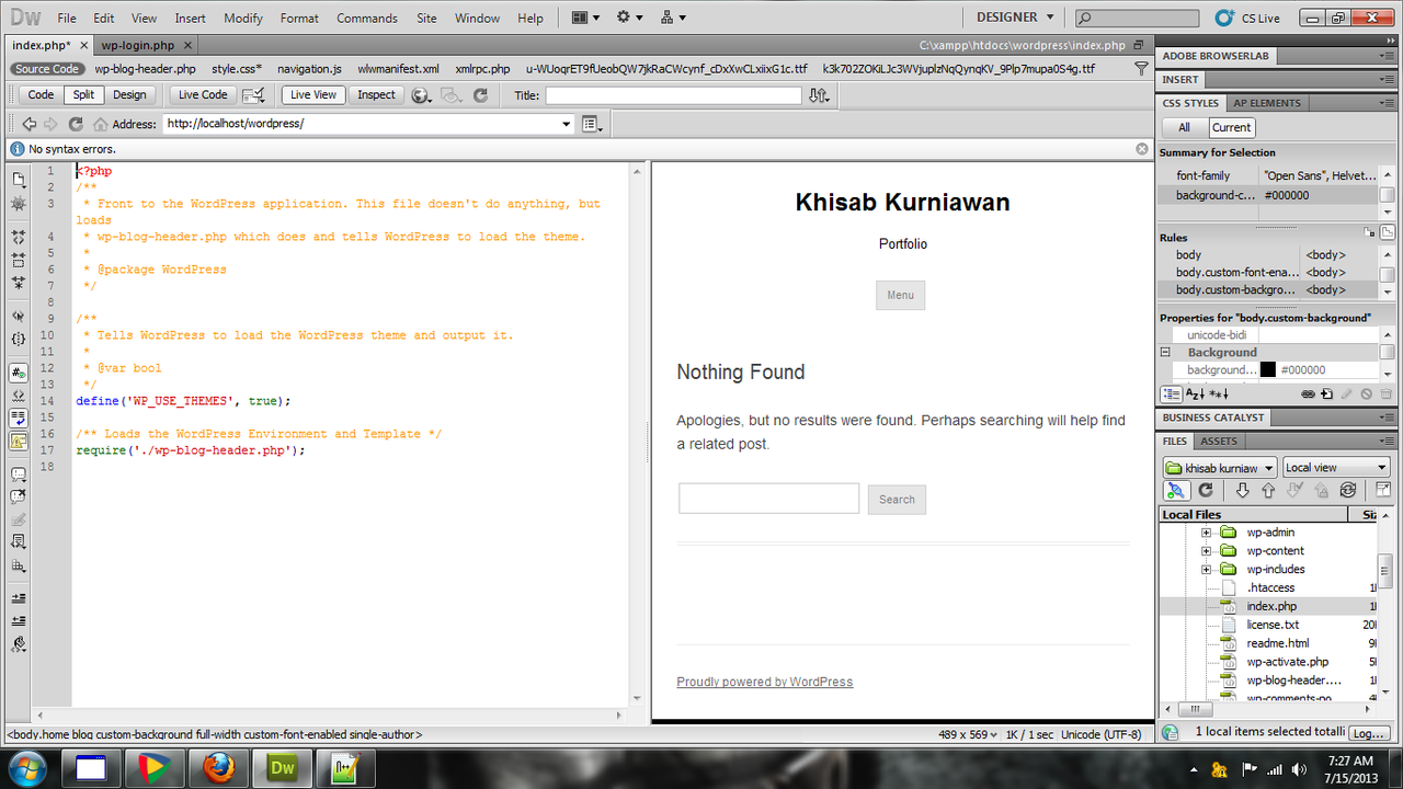 ASK | About dreamweaver, Wordpress, Notepad++ dkk