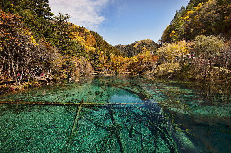 Danau Terindah, Five Flower Lake-Jiuzhaigou Valley China