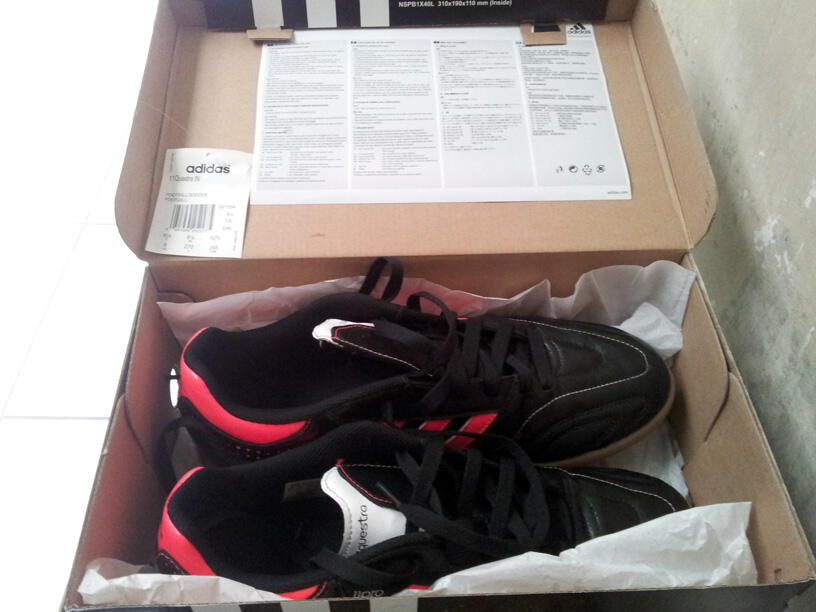LELANG DAHSYAT!! Sepatu Futsal Adidas 11nova IN -OrangeBlack