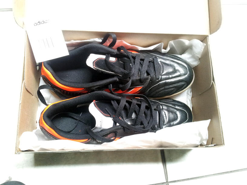 LELANG DAHSYAT!! Sepatu Futsal Adidas 11nova IN -OrangeBlack